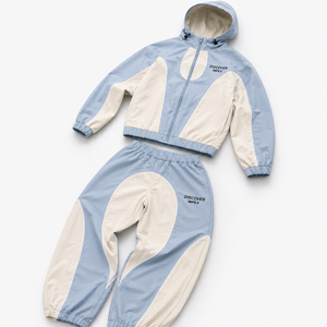 Découvrez le survêtement unisexe léger et sportif IMPEX personnalisé, coupe-vent 2-en-1 en polyester/nylon, avec cordon de serrage et fermeture éclair. - Product Image 1