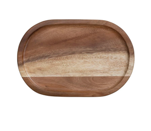 Acacia Wood Serving Tray For <b>Breakfast</b> And Lunch Use Best Quality Eco-Friendly Wooden Serving Tray - Product Image 2