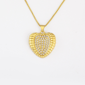 Collana dell'Amicizia QIKU con Cuori Abbracciati Personalizzata con Zirconi, Regolabile in Rame Ipoallergenico Placcato Oro e Argento - Product Image 4