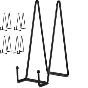 Iron Geometric <b>Easel</b> Stand Minimalist Home Decor Floor Mount Durable Living Room Display - Product Image 4