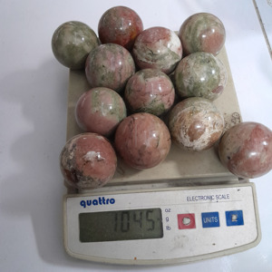 Venta al por mayor de alta calidad Natural Indonesia Unakite bola esfera tamaño 30 mm piedras preciosas artesanías cristal curativo - Product Image 4