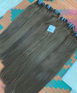 Extensions de cheveux humains vierges multi-donneurs, ondulés et raides, naturels, légers, écologiques, en vrac - Product Image 2