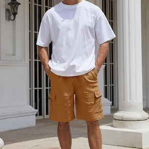 Shorts cargo décontractés pour hommes, nouvelle conception élégante, légers, respirants, haute performance, doux, meilleur service, multi-poches, style streetwear - Product Image 3