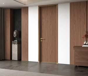 Puerta de WPC (Compuesto de Madera y Plástico) con Textura de Madera Pintada - Estética, Duradera e Impermeable para Dormitorio, Baño y Almacén - Product Image 5