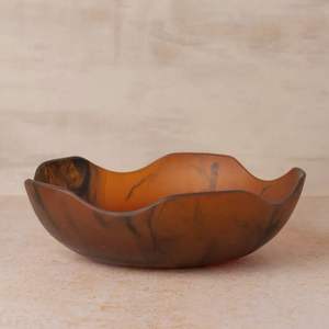 Bol de service jetable en résine polie – Qualité alimentaire, écologique, durable pour fêtes et mariages, décoration intérieure et articles de mélange - Product Image 5