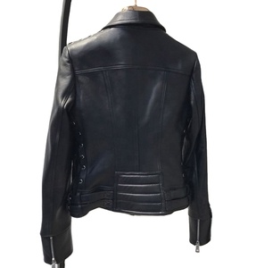 Women Coats 100% Genuine <b>Leather</b> 2022 Fashion Lady Natural Sheepskin <b>Long</b> Sleeves <b>Jackets</b> High Quality Soft - Product Image 4