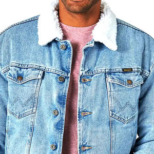 Veste en jean déchirée et délavée pour homme – Manteau en denim tendance pour homme – Service OEM disponible - Product Image 4