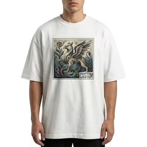 Custom Full Digital Printed <b>Mens</b> Short SleeveTee Oversized Drop Shoulder Tshirt Printed 100% Cotton T <b>Shirt</b> for <b>Men</b> - Product Image 4