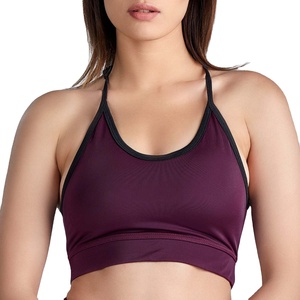 เสื้อชั้นในกีฬาสำหรับออกกำลังกาย สวมใส่สบาย ระบายอากาศได้ดี ออกแบบพิเศษ ราคาขายส่ง รองรับทรงได้ดี สายปรับได้ - Product Image 1