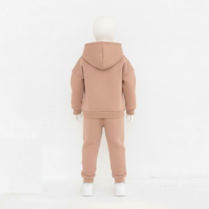 Private Label Kids Long Sleeve Sport <b>Tracksuits</b> Sweatsuit Sets Training Hoodie Casual Style for Boys & Girls - Product Image 2