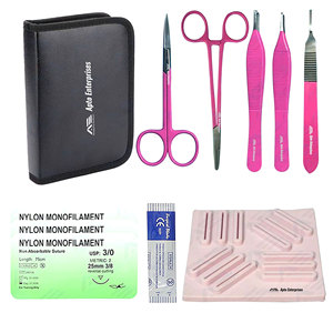 Instrumentos Médicos, Equipos Médicos, Instrumentos Quirúrgicos Dentales de Acero Inoxidable, Kit de Cirugía para Estudiantes, Disección, Extracción de Suturas - Product Image 1
