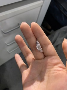 แหวนหมั้นเพชรทรงกลมเจียระไนแบบบริลเลียนท์ ทอง 14K สำหรับผู้หญิง ประดับเพชรแบบพาเว่ สไตล์คลาสสิก - Product Image 1