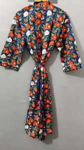 Túnicas de Verano Casuales Vintage para Mujer, 100% Algodón, Estampadas a Mano en India, de Manga Corta y Largo hasta la Rodilla, Talla Única, Venta al Por Mayor - Product Image 4
