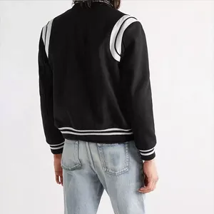Fiy Humble Sportwear Custom <b>Men's</b> Camouflage Eco-Friendly Waterproof Breathable Canvas Varsity <b>Jacket</b> Spring Baseball Crew Neck - Product Image 3