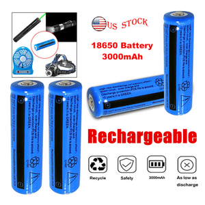 4 batterie ricaricabili agli ioni di litio 18650 3.7V 800mAh per torcia frontale Solo logistica USPS/TMEU - Product Image 5
