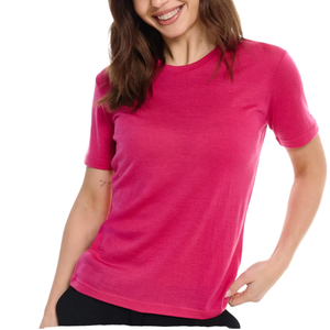 Camiseta Lisa de Algodón 100% para Mujer, con Logotipo Personalizado, Manga Corta, Cuello Redondo, Informal, Básica, al por Mayor - Product Image 2