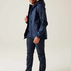 Veste de sport zippée personnalisée pour homme, coupe-vent respirant en maille avec capuche pour l'entraînement en extérieur - Product Image 3