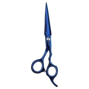 Ciseaux de coiffure professionnels 18,4 cm en acier inoxydable, lame tranchante, manche en acier, prise moyenne, pour droitiers, usage en salon - Product Image 3