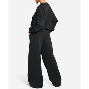 Pantalones de Pierna Ancha de Encaje Transpirables y Ecológicos de Cintura Alta, Delgados y Sueltos, de Longitud Completa, con Pliegues, para Verano 2026 - Nueva Colección - Product Image 6