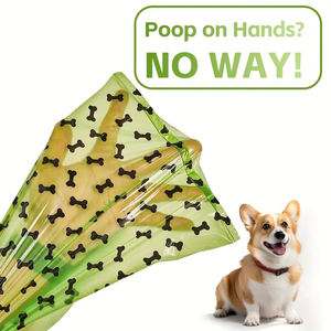 Bolsas de caca de perro compostables para el hogar certificadas 100% logotipo personalizado eliminación de residuos de gatos de nailon a prueba de fugas de plástico desechable de alta calidad - Product Image 3