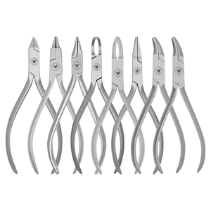 DERMISPRO INSTRUMENTS 55 Pcs Manual Orthodontic Pliers Cutters Scissors Kit Stainless Steel T/C Dental Instruments Set Silver - Product Image 3