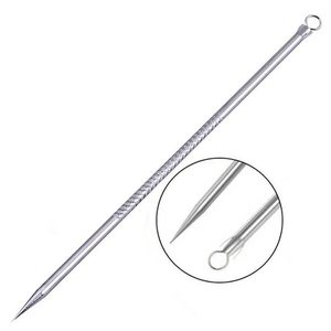 KANEKA ENTERPRISES High Quality Face Blackhead <b>Remover</b> Stainless Steel Pimple Extractor Custom Logo Latest Design Beauty Care - Product Image 1