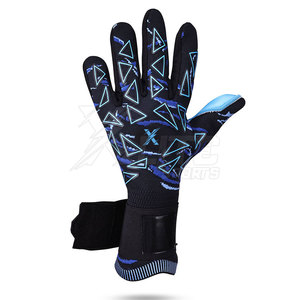 Gants d'entraînement de gardien de but en cuir Finger Save, antidérapants et respirants pour joueurs de football, avec paume en latex pour une meilleure adhérence lors des séances d'entraînement et au club. - Product Image 2
