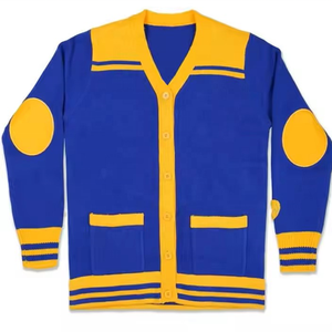 Suéter de punto de manga larga College University - Product Image 1