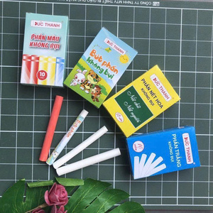 Tizas Blancas sin Polvo para la Escuela, Fabricadas por Profesionales, Borrables, para Instituciones de Formación - 10 Piezas por Caja - Product Image 6