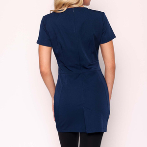 Beauty <b>tunic</b> Breathable Women's Beauty Spa <b>Hairdressing</b> Salon Short Sleeve <b>Tunic</b> Top Esthetician staff uniform with logo - Product Image 5
