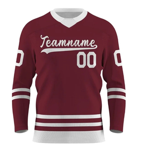 Maillot de hockey sur glace 100% polyester, taille adulte, sans manches, couleur unie, personnalisable, unisexe, toutes saisons, vêtements d'entraînement sportifs - Product Image 3