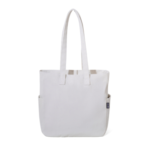 Bolsa de Mano de Lona con Logotipo Personalizado, Color Sólido, Estilo Minimalista, Abertura Superior, Bolsa de Compras para Mujer - Product Image 3