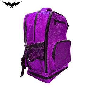 Sac à dos léger et durable pour les équipes de cheerleading, imperméable, fermeture éclair unisexe, sac d'étudiant, design scintillant et tendance - Product Image 5