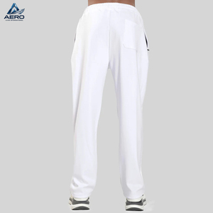 In One Solid White Color Wholesale Rate Top Quality Breathable Lightweight Easy To Wear <b>Men</b> Outer Wear Fitness Trousers - Product Image 2