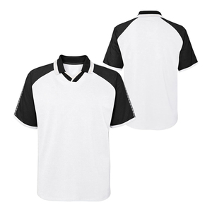 เสื้อฟุตบอลที่กำหนดเองมีปกเสื้อทีมระบายอากาศผู้ผลิตจำนวนมากพรีเมี่ยม - Product Image 4