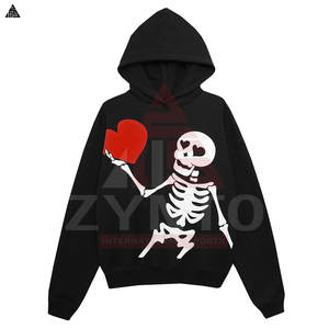 Sudadera con Capucha de Algodón 100% para Hombre, Calidad Superior, Diseño Clásico con Estampado, Personalizable, Otoño - Product Image 4