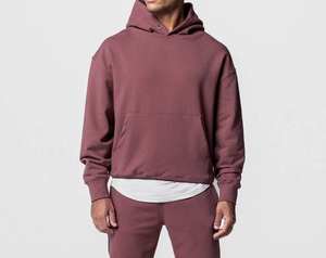 Sudaderas con Capucha de Algodón de 320 g/m² Más Vendidas para Hombre, Sudaderas de Felpa Francesa, Pantalones Deportivos, Conjunto de 2 Piezas para Gimnasio y Ropa Deportiva - Product Image 1