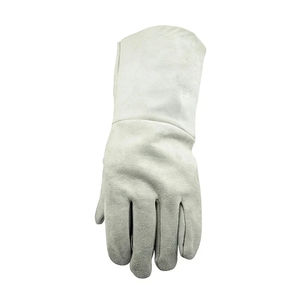 Gants de protection contre les chocs, résistants à la chaleur, en cuir, avec manches longues et doublure isolante pour hommes et femmes - Product Image 3