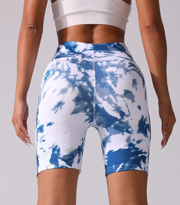 Shorts deportivos transpirables de malla de doble capa de color sólido para tenis, yoga, correr y fitness para mujer - Product Image 6