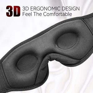 Maschera per Occhi 3D e Cuffie Wireless con Microfono, Fascia Elastica Morbida e Confortevole per Chi Dorme di Lato, Accessorio per Dormire - Product Image 2