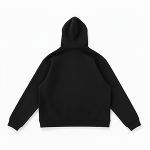 Sweat-shirt à capuche zippé pour homme, logo personnalisé imprimé sur le devant, coton, coupe ample, style streetwear décontracté, veste à capuche - Product Image 5