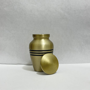 Urnes funéraires biodégradables en aluminium de style américain pour cendres humaines, personnalisables, en métal, avec motifs sur mesure, 3 pouces, vente en gros - Product Image 4