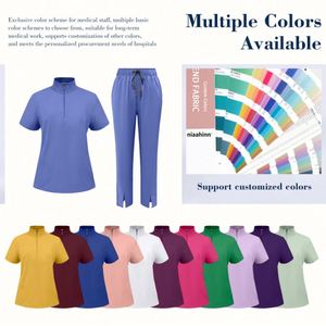Uniforme Médico Quirúrgico Personalizable de Secado Rápido, Cómodo y Suave, Conjunto de Enfermería de Fábrica, Venta Caliente - Product Image 4