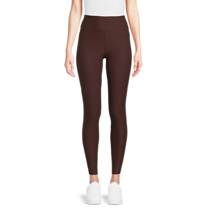 Leggings tricotés taille haute couleur unie, longueur intégrale, extensibles, respirants et confortables pour femme, idéaux pour le yoga et la gym, toutes saisons - Product Image 5