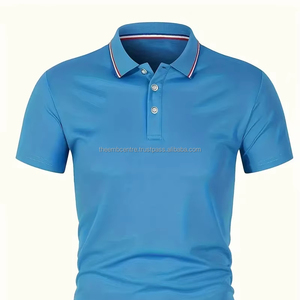 Precio al por mayor camiseta de los hombres baratos logotipo personalizado superventas de secado rápido hombres camiseta polos, polos de los hombres - Product Image 1