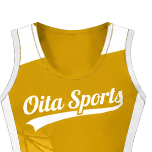 Maillot de football jaune doré sans manches, uniforme sportif, tenue d'entraînement d'équipe, vêtements personnalisés, vêtements de performance - Product Image 3