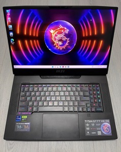 2023 nuovissimo Laptop da gioco MSI <span class=keywords><strong>Titan</strong></span> GT77HX 13VI RTX 4090 17.3 "UHD 144Hz Intel I9-13980HX - Product Image 4