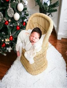 Sillón Pequeño de Ratán PE de Alta Calidad con Cojín Personalizable para Uso en Exteriores, Apto para Niños - Product Image 4