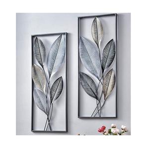 Décoration murale en métal style bijoux pour décoration intérieure de luxe, sculpture suspendue moderne pour salon - Product Image 6