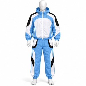 Vente en gros usine – Survêtement coupe-vent unisexe pour activités de plein air, cyclisme et course à pied – Service OEM personnalisé – Streetwear uni - Product Image 3